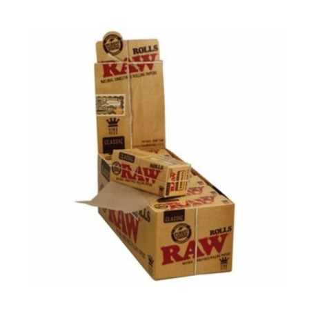 Caja RAW Rollo 5,5cm x 3mt CLASSIC (12 rollos) ROLLO