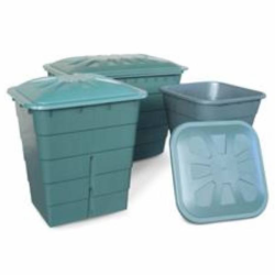 Deposito Bidon cuadrado 520lt verde DEPÓSITOS