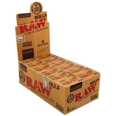 Papel RAW Rollo 4cm x 5mt CLASSIC (24 rollos) ROLLO
