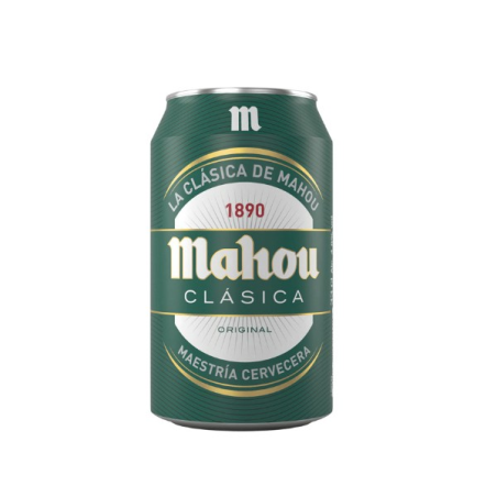 Camuflaje ocultación Mahou clasica 33cl. ( sin líquido ) OCULTACIÓN