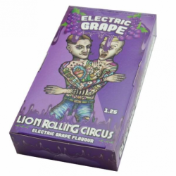 Caja Papel Flavours 1.25 Electric Grape Lion Rolling Circus (25 Unid) LION ROLLING CIRCUS