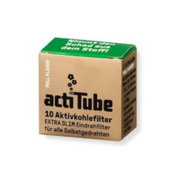 Filtro Actitube Extra Slim Caja 10 uni BOQUILLAS Y FILTROS