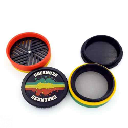 GRINDER RASTA POL-N 3D 6,5cm 4 partes GRINDERS CON POLINIZADOR