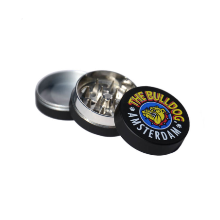 Grinder 3 partes aluminio negro The Bulldog GRINDERS 2 PARTES
