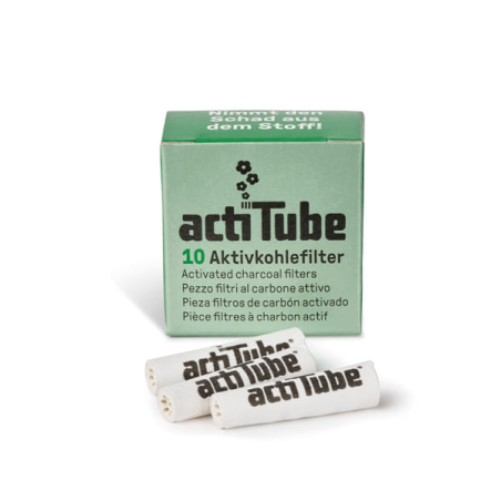 Filtro actitube 6mm KONIK Caja 10 uni BOQUILLAS Y FILTROS