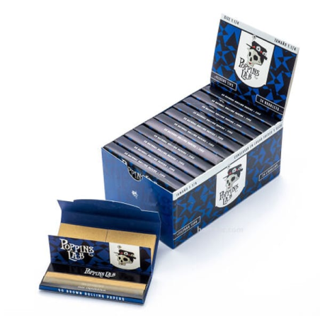 Caja Papel Brown 1-1/4 + filtros 77mm 50 Hojas 24 Unid poppins lab PAPEL VARIOS