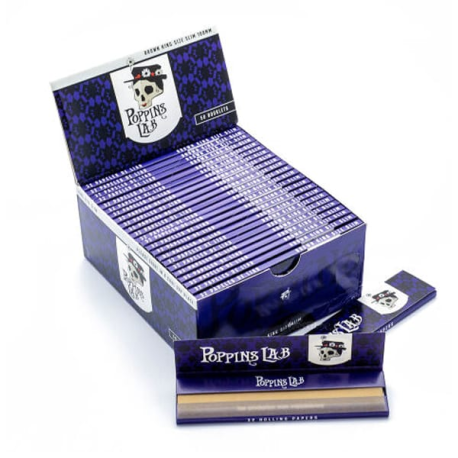 Caja Papel Brown King Size Slim 108mm 32 hojas 50 Unid poppins lab PAPEL VARIOS