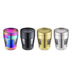 Grinder Ventanilla Curvado 50mm 4 partes Champ High