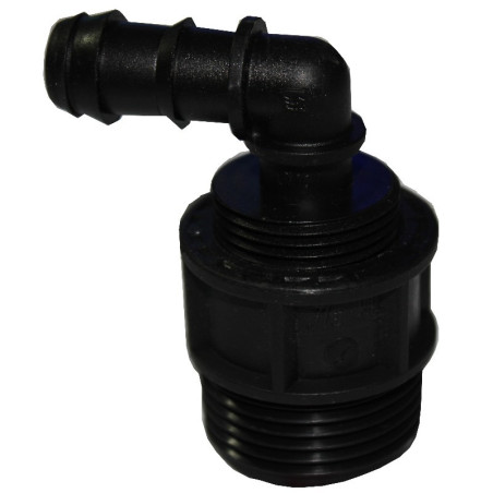 Tuerca reducida 1/ a 3/4 P.E + Codo rosca 3/4 boca 16mm 16MM