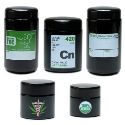 Bote XL UV Cannabis Element 4.5x7.5cm  BOTES CON FILTRO UV Y OPACOS