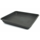 Plato cuadrado negro 13x15cm 50uds  PLATOS