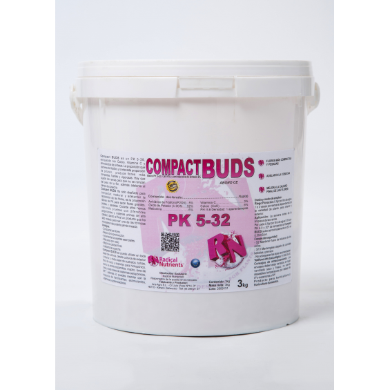 Compact Buds 3kg Radical Nutrients RADICAL NUTRIENTS RADICAL NUTRIENTS