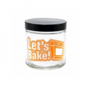 Bote XS transparente Let's Bake 4.6x4.4cm