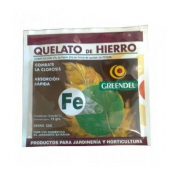 Quelato de Hierro 15gr Greendel GREENDEL OTRAS MARCAS