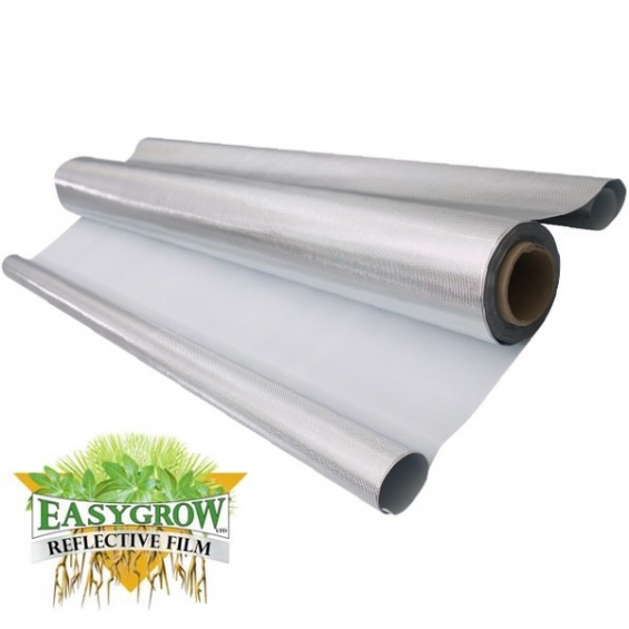 Plástico reflectante Diamond Easy Grow 1.25mt x 100mt EASY GROW PLÁSTICOS REFLECTANTES