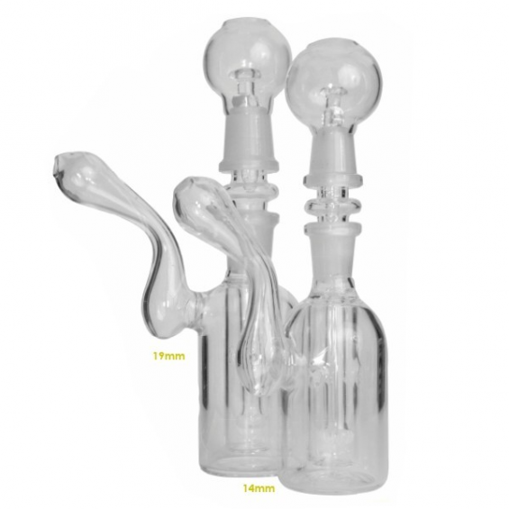 Pipa agua Borosilicato BHO 19mm  BUBBLERS Y OILERS