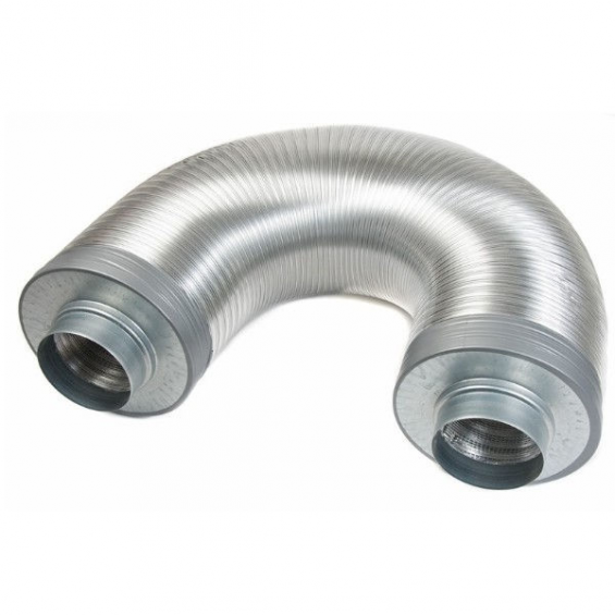 Silenciador flexible 125mm-1mt  SILENCIADOR AIRE