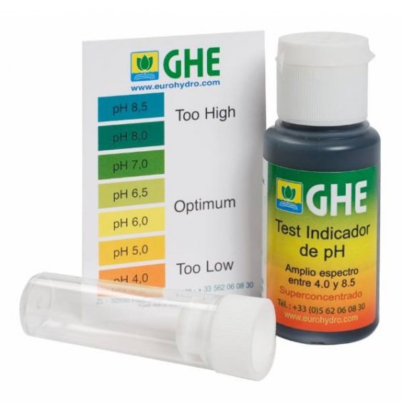 PH Kit Test GHE 30ml  MEDIDORES PH