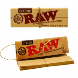 Papel RAW Connoisseur Classic 1/4 (1ud) RAW PAPEL 1/4