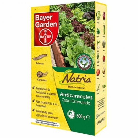 Anticaracoles Natria Ferramol 500gr Bayer Garden BAYER GARDEN INSECTICIDAS BIO