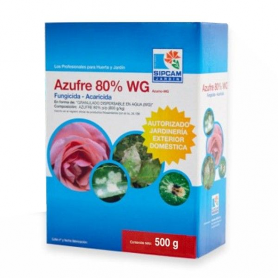 Azufre 80 WG 500g Sipcam SIPCAM Acaricida BIO