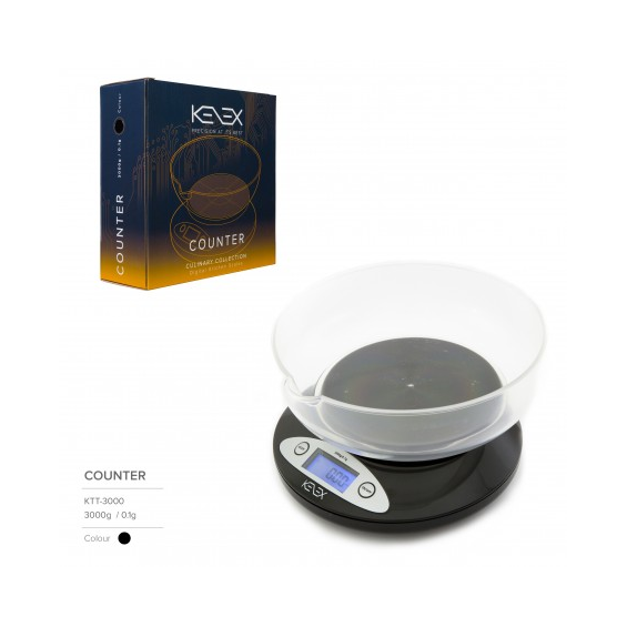 BASCULA KENEX COUNTER SCALE 0,1 / 3000kg  0.1GR