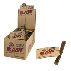 Cuerda RAW Hemp Wick 1 metro (60uds) RAW CUERDA CAÑAMO