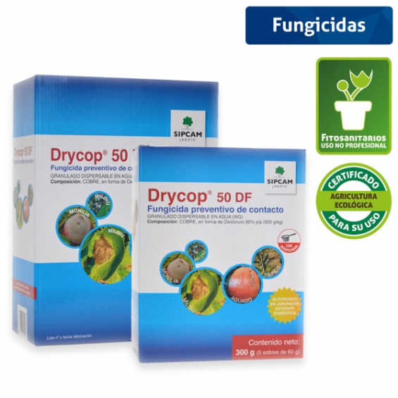 Drycop 50 DF 60gr por sobre Sipcam (1 sobre) SIPCAM FUNGICIDAS BIO