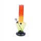 Bong acrílico plástico, pequeño, tricolor granos 16cm  BONG ACRÍLICO