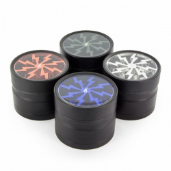 Grinder 4 partes Thorinder Mini 50mm ( Gris )  GRINDERS CON POLINIZADOR