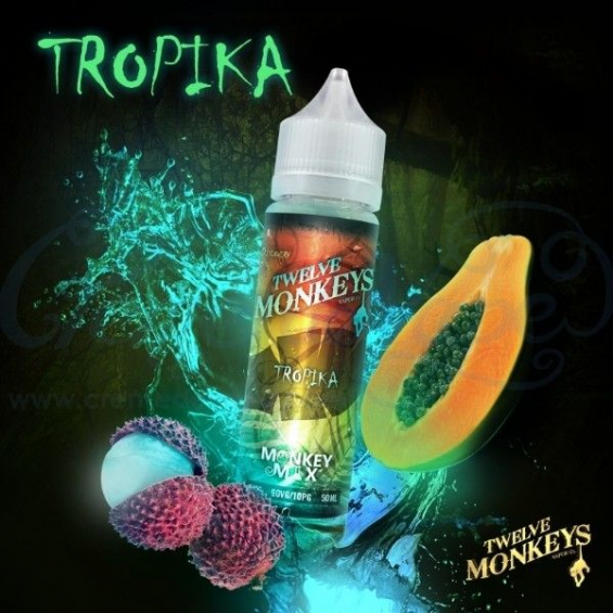 E-liquid Tropika 0mg (Booster) 50ml Twelve Monkeys Twelve Monkeys ESENCIAS TWELVE MONKEYS