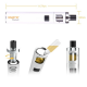 Kit Aspire Pockex Pocket AIO 1500mAh (Blanco) Aspire ASPIRE POCKEX POCKET