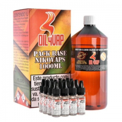 Pack Base VPG y nicokits 30pg/70vg 3mg 1lt Oil4vap  BASES