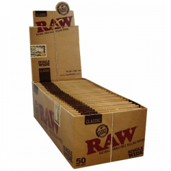 Caja RAW Single Wide Classic (50 unidades)  PAPEL SINGLE WIDE