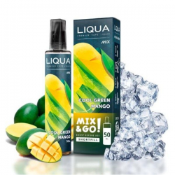 E-Liquid Cool Green Mango 50ml 0mg (Booster) Liqua Liqua ESENCIAS LIQUA
