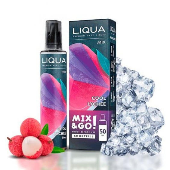 E-Liquid Cool Lychee 50ml 0mg (Booster) Liqua Liqua ESENCIAS LIQUA