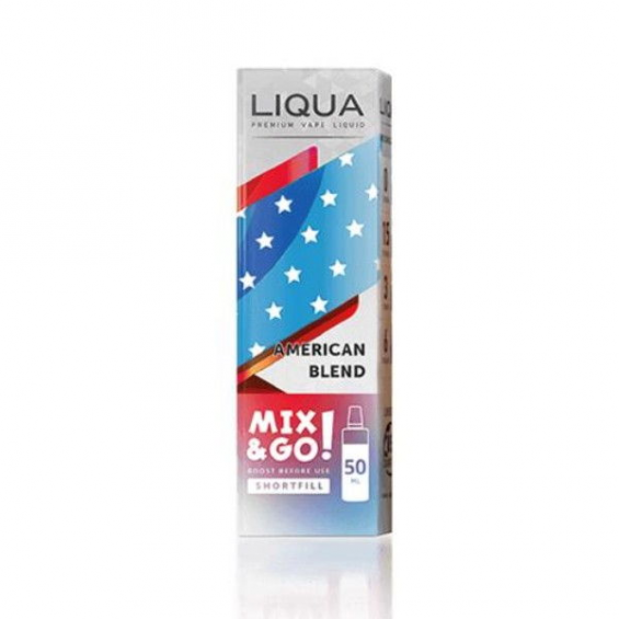 E-Liquid American Blend 50ml 0mg (Booster) Liqua Liqua ESENCIAS LIQUA