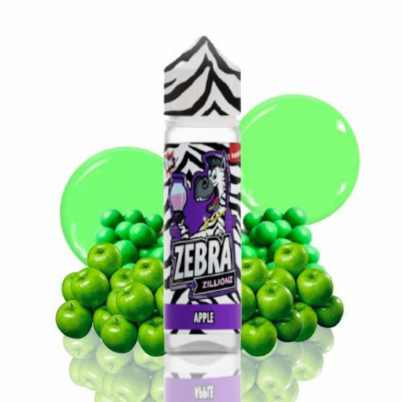 E-Liquid Zillionz Apple 50ml 0mg (Booster) Zebra Juice  ESENCIAS ZEBRA JUICE