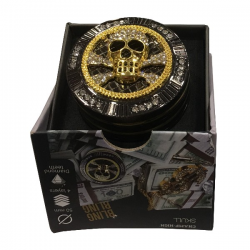 Grinder calavera Bling Bling 4 partes Champ High  GRINDERS CON POLINIZADOR