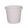 Maceta redonda blanca 27lt 35x34