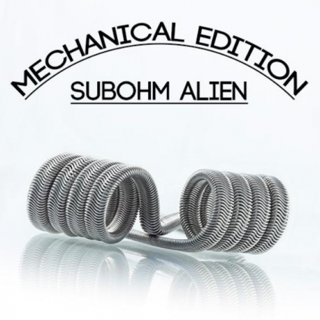 Resistencia artesanal Subohm Alien 26/38 0.08Ohm Charro Coils  RESISTENCIAS ARTESANALES