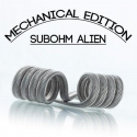 Resistencia artesanal Subohm Alien 26/38 0.08Ohm Charro Coils