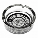 Cenicero Cristal The Bulldog Blanco/Negro