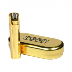Encendedor Clipper Metal Gold BRILLO (1ud) CLIPPER ENCENDEDORES
