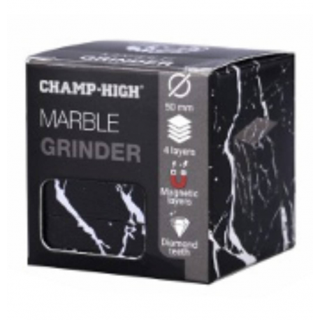 Grinder Mármol 4 partes 50mm Champ High  GRINDERS CON POLINIZADOR