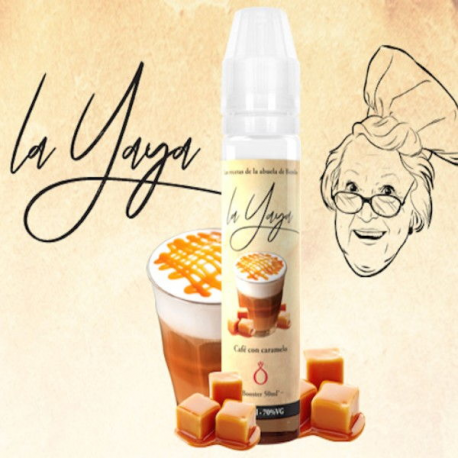 E-Liquid Café con caramelo 0mg (Booster) 50ml La Yaya Bombo ESENCIAS BOMBO
