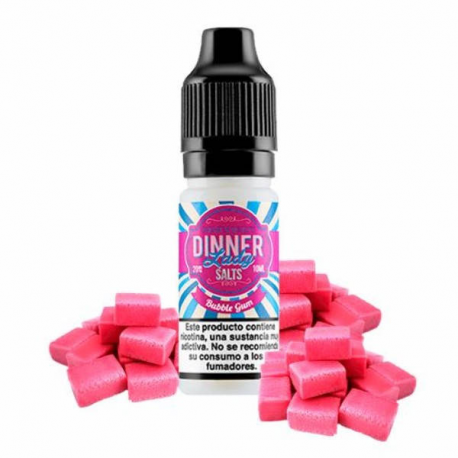 E-liquid Bubble Gum Sales Nicotina 20mg 10ml Dinner Lady  SALES DE NICOTINA