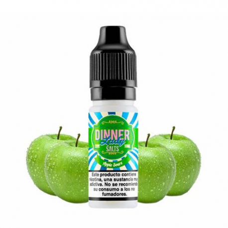 E-liquid Apple Sours Sales Nicotina 20mg 10ml Dinner Lady  SALES DE NICOTINA