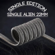 Resistencia artesanal Single Alien 22mm Charro Coils  RESISTENCIAS ARTESANALES