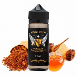 E-Liquid Don Juan Tabaco Dulce 0mg (Booster) 100ml Kings Crest  ESENCIAS KINGS CREST